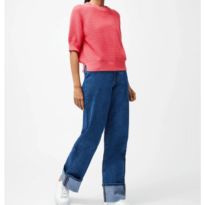 French Connection Lily Crew Neck Short Sleeve Jumper